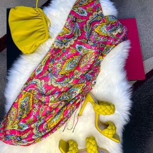 🌼PERFECT SUMMER 🌸Aja Silk Tie Mini Dress🌼